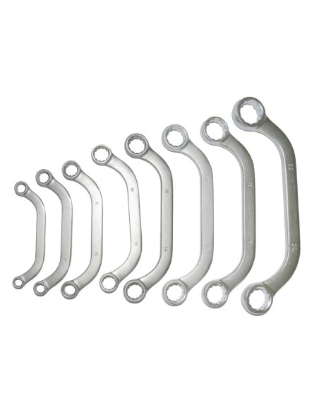 SET DE 8 LLAVES TIPO "C" DE 12 CANTOS