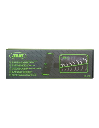 SET DE 8 LLAVES TIPO "C" DE 12 CANTOS