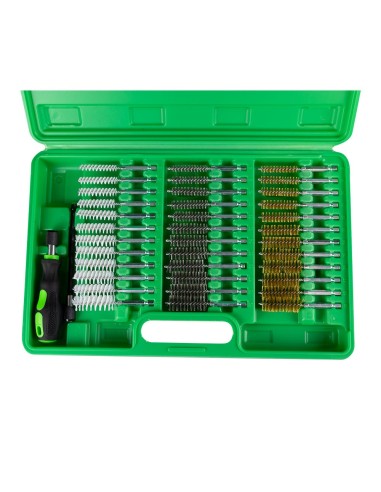 ESTUCHE 38 CEPILLOS METÁLICOS / PLÁSTICOS
