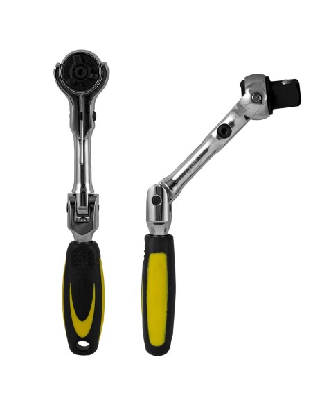 CARRACA DE 1/2" ARTICULADA CON CABEZAL DE 72 DIENTES 172MM