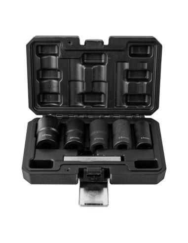 SET DE VASOS TWIST DE 1/2" PARA EXTRACCIÓN DE TUERCAS/TORNILLOS DE SEGURIDAD