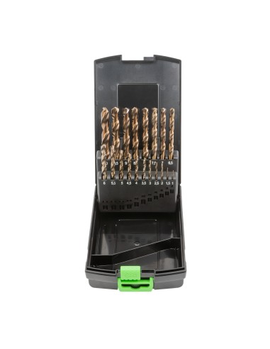 ESTUCHE DE BROCAS HELICOIDALES 1-10MM COBALTO