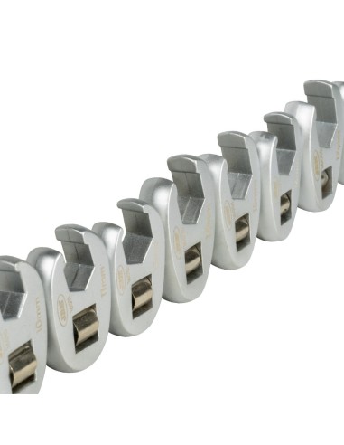 SET DE 10 LLAVES CROWFOOT DE 3/8"