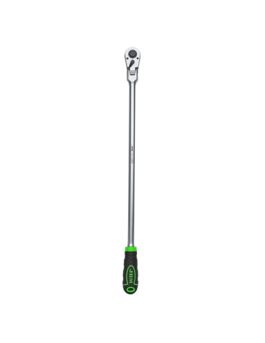 CARRACA DE 1/2" ARTICULADA EXTRA LARGA DE 609MM CON CABEZAL DE 72 DIENTES