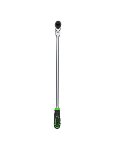 CARRACA DE 1/2" ARTICULADA EXTRA LARGA DE 609MM CON CABEZAL DE 72 DIENTES