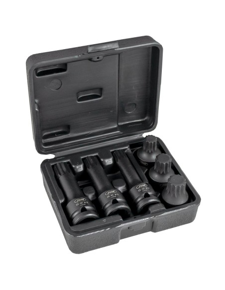 SET DE 6 VASOS PUNTA XZN DE IMPACTO DE 1/2"