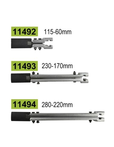 JUEGO DE GARRAS 280MM - 220MM PARA REF. 53701