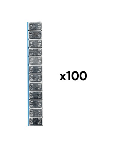 CAJA DE 100 CONTRAPESAS ADHESIVAS DE HIERRO - 60GR. (12X5G)