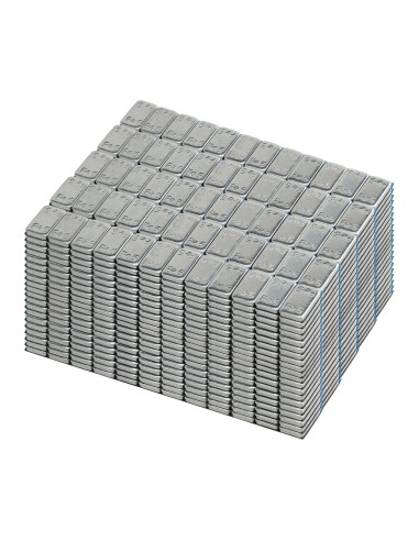 CAJA DE 100 CONTRAPESAS ADHESIVAS DE HIERRO - 60GR. (12X5G)