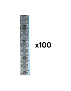 CAJA DE 100 CONTRAPESAS ADHESIVAS DE HIERRO 60GR 4X10GR 4X5GR