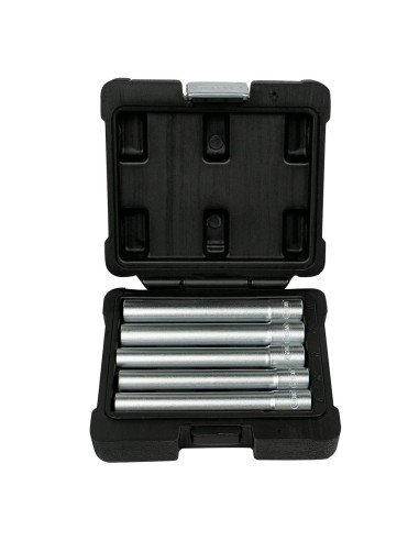 SET DE 5 VASOS 3/8" HEXAGONALES EXTRALARGOS