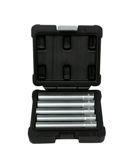 SET DE 5 VASOS 3/8" HEXAGONALES EXTRALARGOS