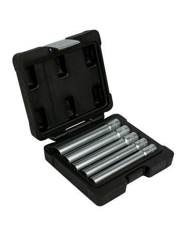 SET DE 5 VASOS 3/8" HEXAGONALES EXTRALARGOS