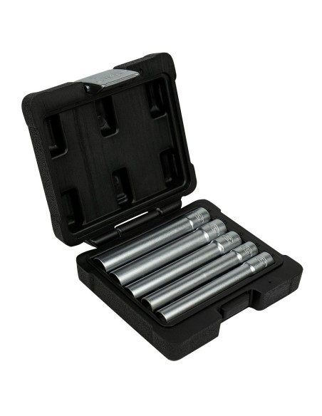 SET DE 5 VASOS 3/8" HEXAGONALES EXTRALARGOS