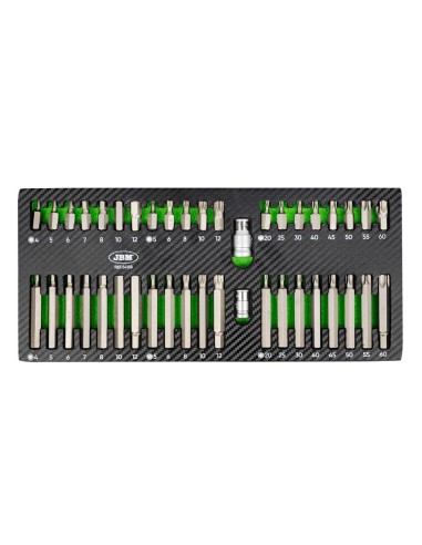SET DE 42 PIEZAS PARA TORNILLOS HEX, 12 CANTOS Y TORX
