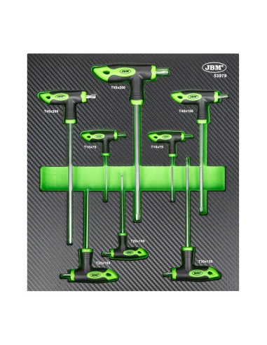 MÓDULO DE 8 LLAVES TORX EN FORMA DE "T"