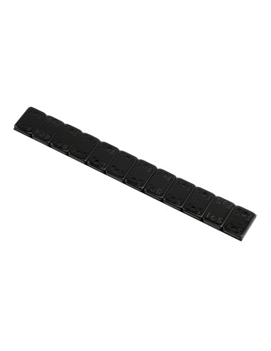 CAJA DE 100 CONTRAPESAS ADHESIVAS DE HIERRO 60GR (12X5G) NEGRO