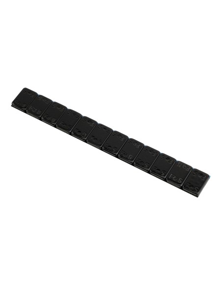CAJA DE 100 CONTRAPESAS ADHESIVAS DE HIERRO 60GR (12X5G) NEGRO