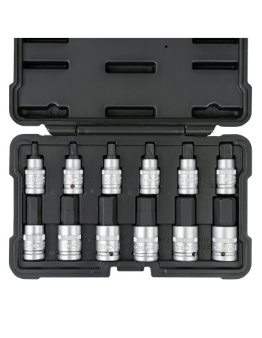 SET DE 12 PUNTAS HEXAGONALES DE 1/2"