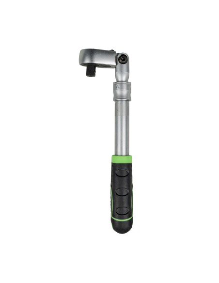 CARRACA DE 1/2" EXTENSIBLE DE 325-425MM CON CABEZAL ARTICULADO DE 72 DIENTES
