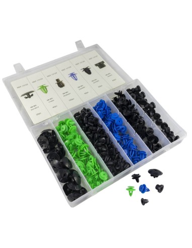 ESTUCHE DE CLIPS PLÁSTICOS VAUXHALL/OPEL 300PCS