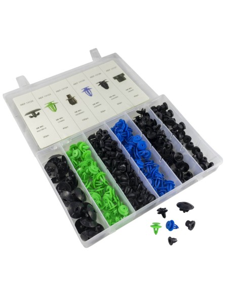 ESTUCHE DE CLIPS PLÁSTICOS VAUXHALL/OPEL 300PCS