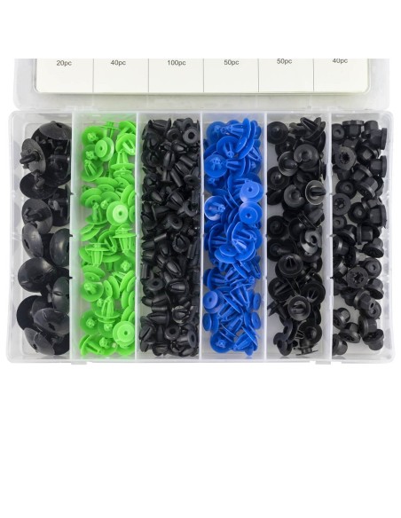 ESTUCHE DE CLIPS PLÁSTICOS VAUXHALL/OPEL 300PCS