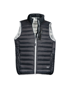 CHALECO GRIS-NEGRO T.L