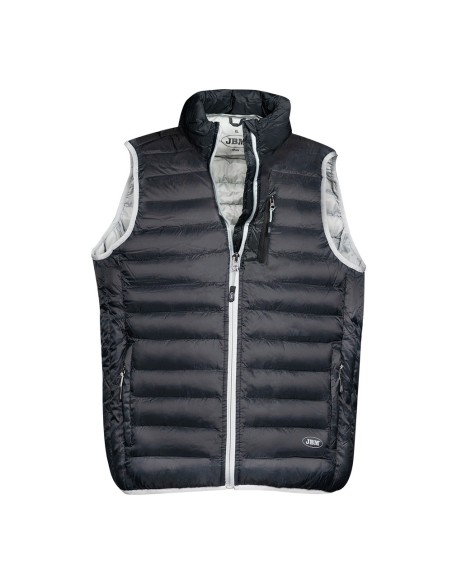 CHALECO GRIS-NEGRO T.M