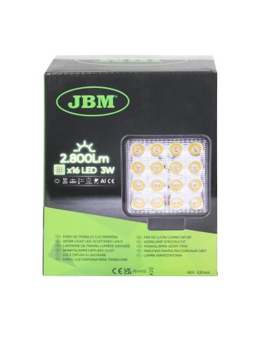 FARO LED DE 2800LM - CUADRADO