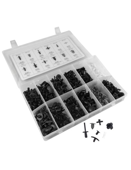 ESTUCHE DE CLIPS PLÁSTICOS VOLVO 350PCS