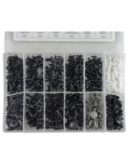 ESTUCHE DE CLIPS PLÁSTICOS VOLVO 350PCS