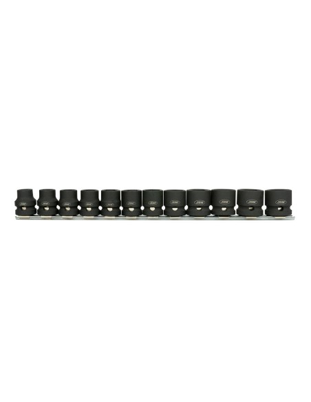 SET DE 12 VASOS DE IMPACTO HEXAGONALES DE PERFIL BAJO DE 1/2"