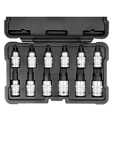 SET DE 12 PUNTAS DE 12 CANTOS DE 1/2"