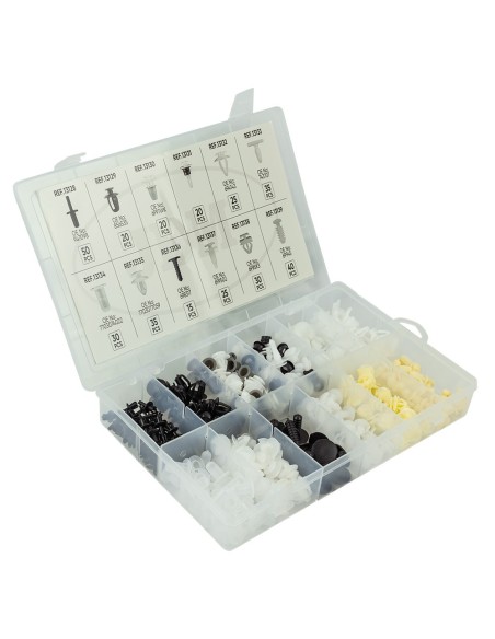 ESTUCHE DE CLIPS PLÁSTICOS PEUGEOT/CITROËN 345PCS