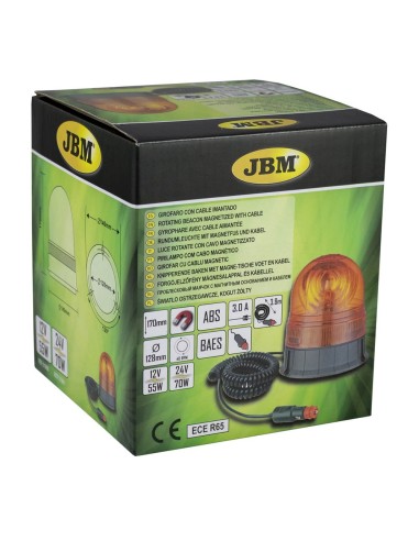 GIROFARO CON CABLE IMANTADO H1 12V-55W