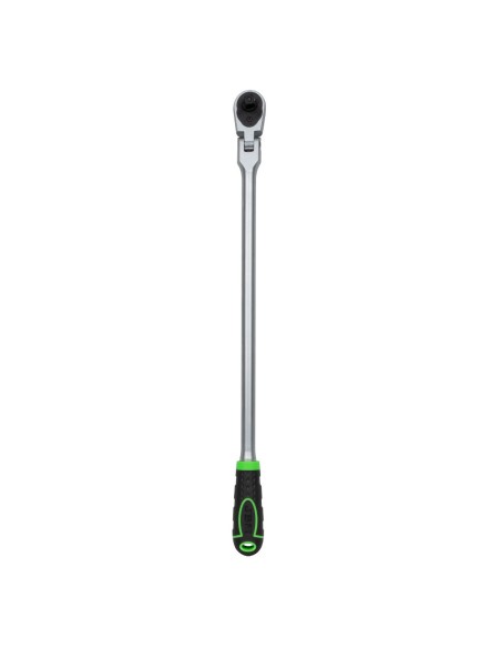 CARRACA DE 3/8" ARTICULADA EXTRA LARGA DE 457MM CON CABEZAL DE 72 DIENTES
