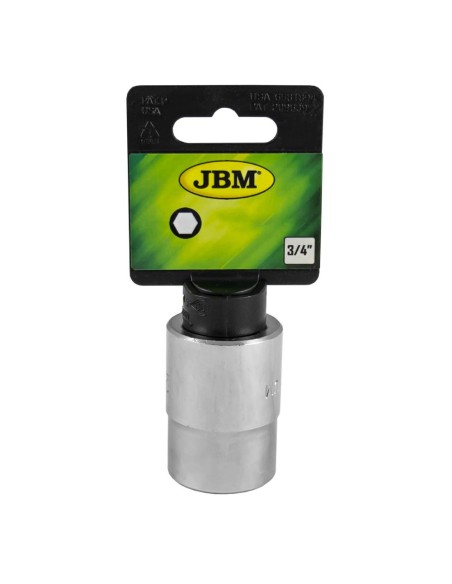 VASO CORTO 3/4" 6 CANTOS 50MM
