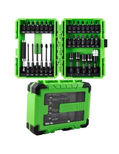 ESTUCHE DE PUNTAS DE IMPACTO CON ADAPTADORES S2 - ACABADO NEGRO
