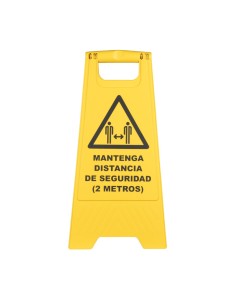 CABALLETE DE ADVERTENCIA - DISTANCIA DE SEGURIDAD
