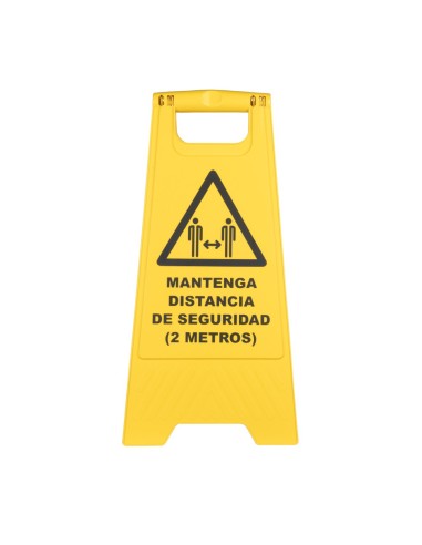 CABALLETE DE ADVERTENCIA - DISTANCIA DE SEGURIDAD