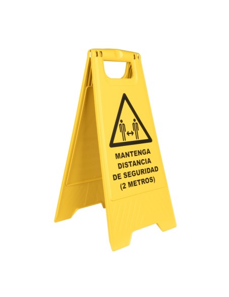 CABALLETE DE ADVERTENCIA - DISTANCIA DE SEGURIDAD
