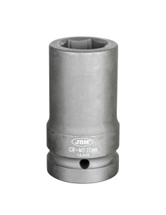 VASO DE IMPACTO LARGO HEX. 1" 27MM