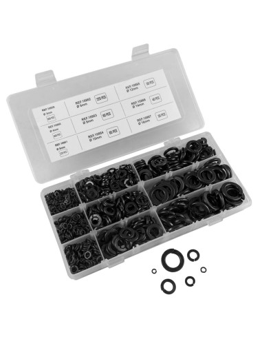 ESTUCHE ARANDELAS GROWER NEGRAS 1735PCS