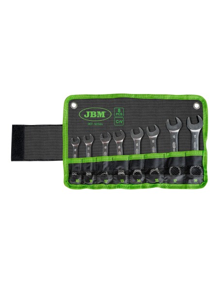 SET DE 8 LLAVES COMBINADAS CORTAS