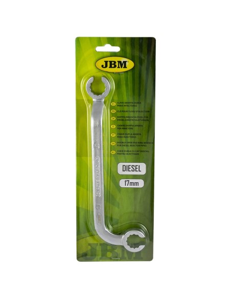 LLAVE ABIERTA DOBLE PARA INYECTORES