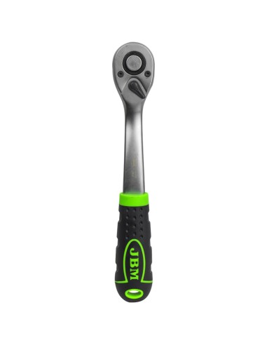 CARRACA DE 1/2" CON CABEZAL CON 72 DIENTES 255MM Y VASOS HEXAGONALES