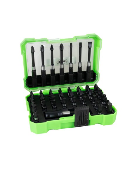 ESTUCHE DE PUNTAS DE IMPACTO CON ADAPTADOR RÁPIDO S2 - ACABADO NEGRO