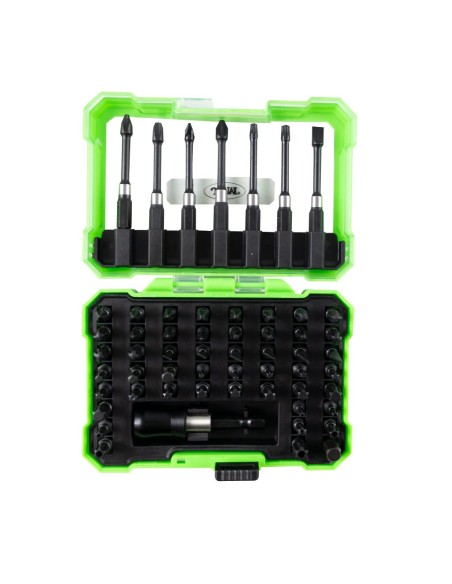 ESTUCHE DE PUNTAS DE IMPACTO CON ADAPTADOR RÁPIDO S2 - ACABADO NEGRO