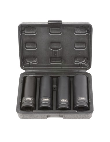 SET DE 4 VASOS DE IMPACTO PARA TORNILLOS DE SEGURIDAD